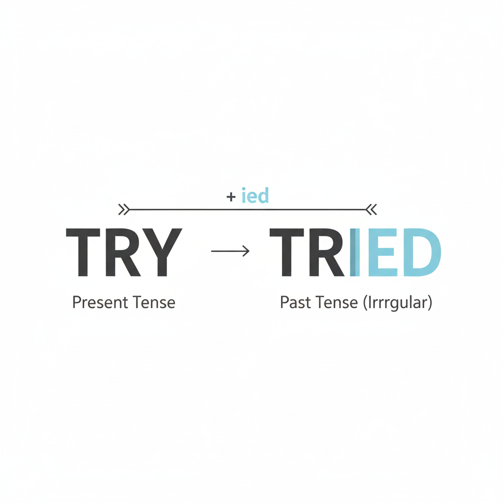 tried vs tryed