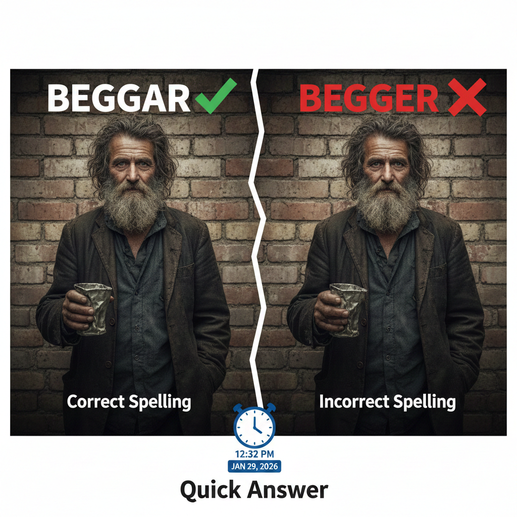 beggar vs begger
