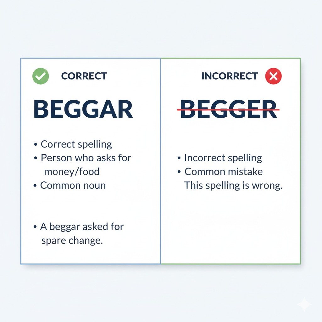 beggar vs begger