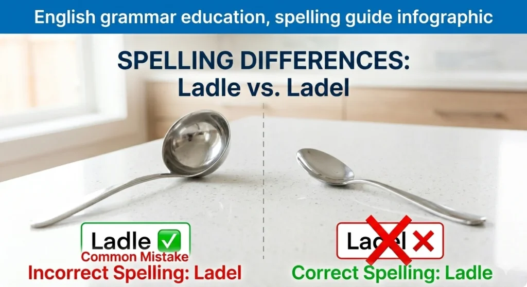 ladle vs ladel