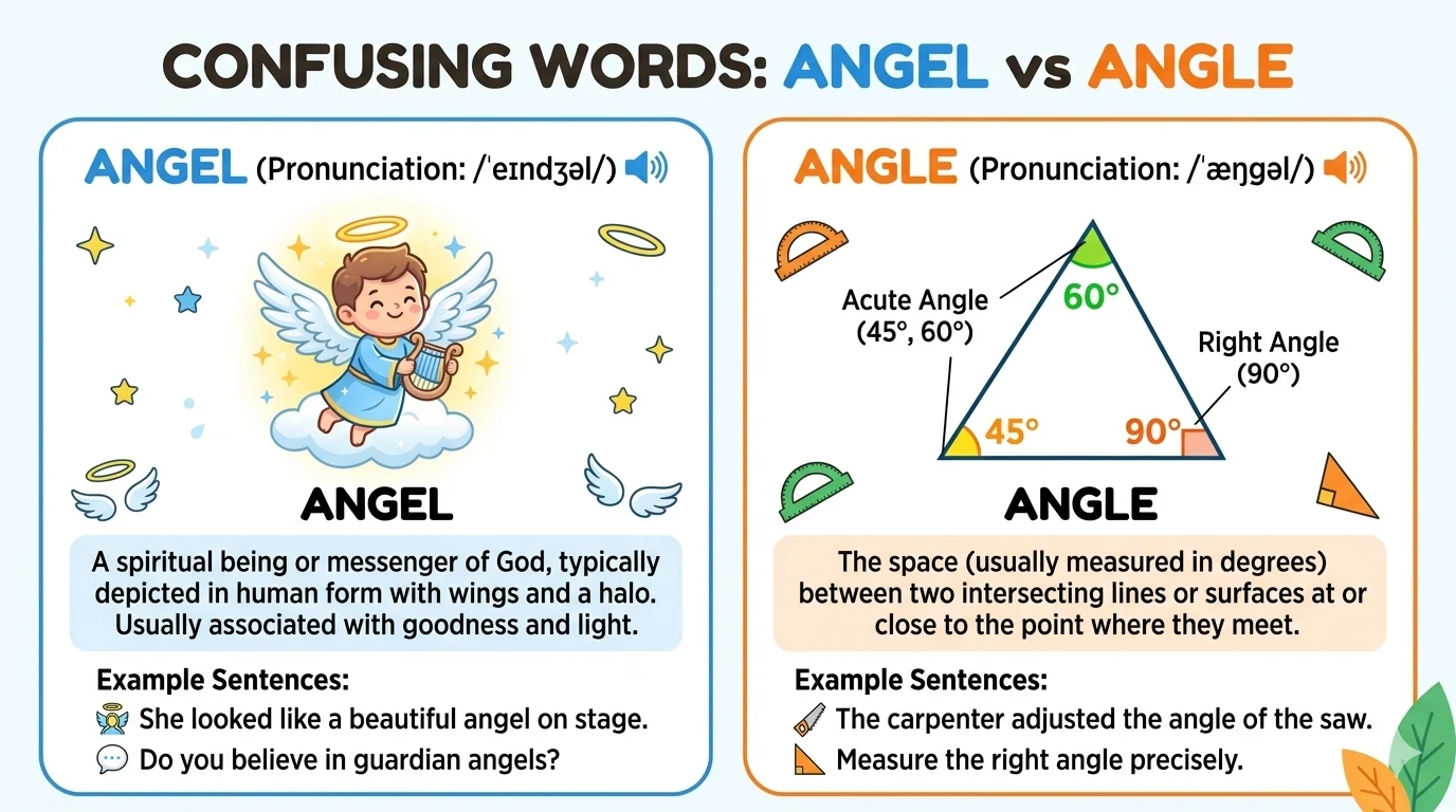 angel vs angle