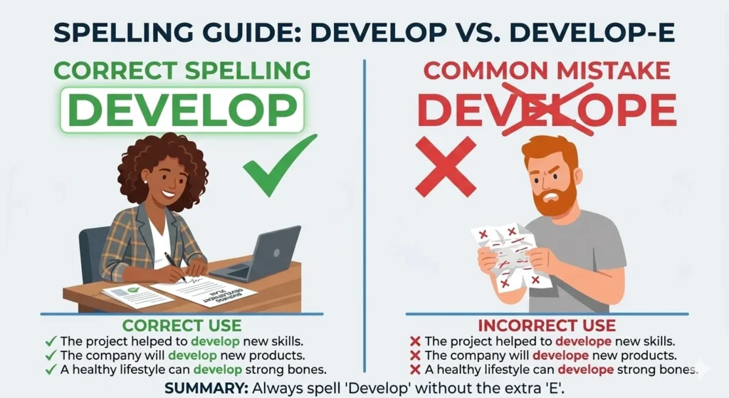 develop vs develope
