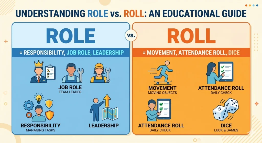 role vs roll