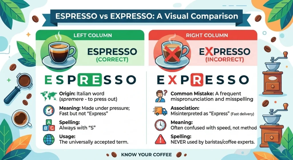 espresso vs expresso