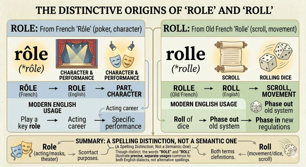 role vs roll