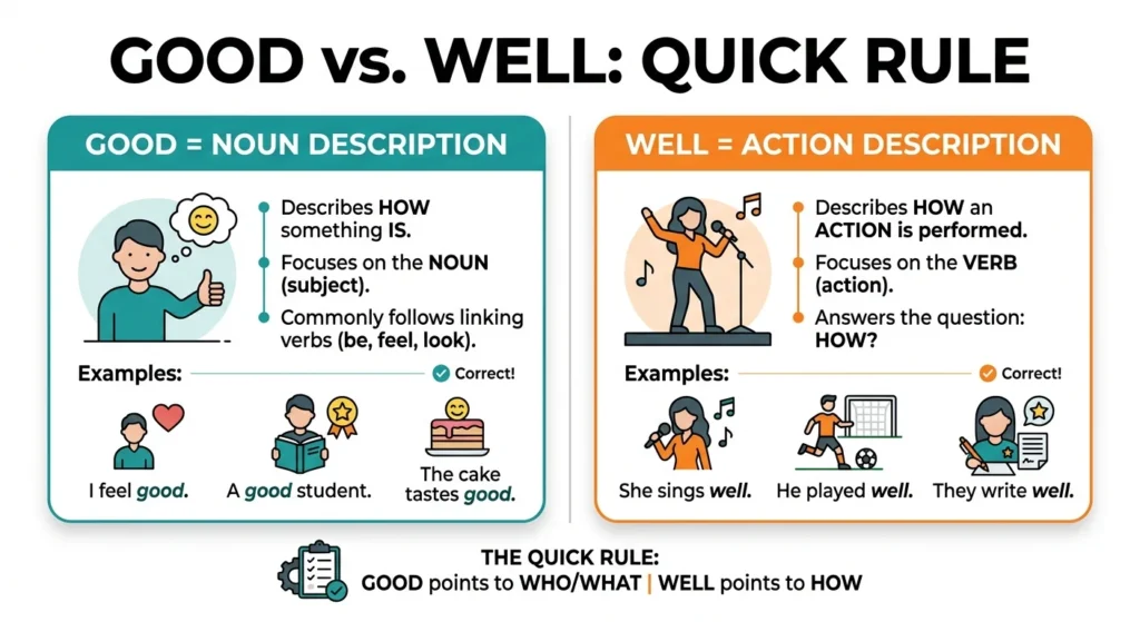 good vs well