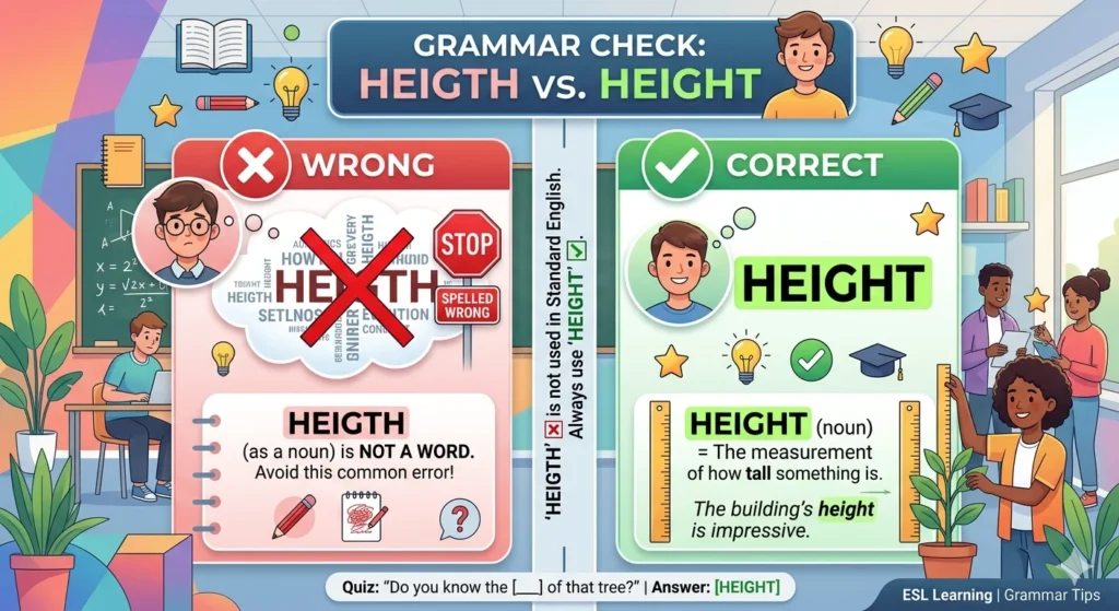 height vs heighth
