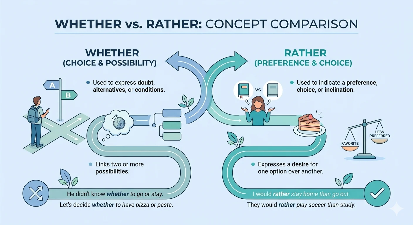 whether vs rather