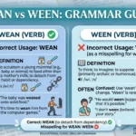 wean vs ween
