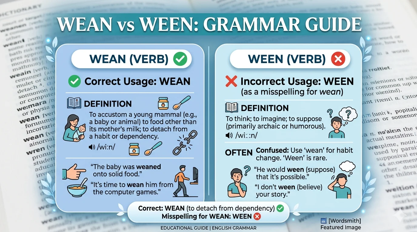 wean vs ween