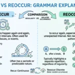 recur vs reoccur