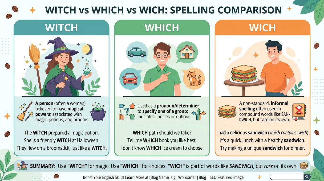 witch vs wich