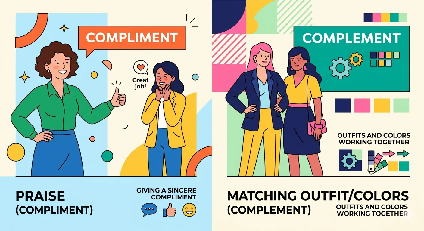 compliment vs complement