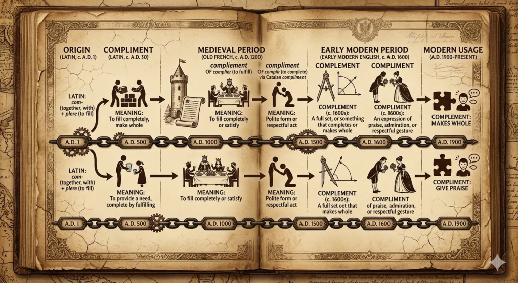 compliment vs complement