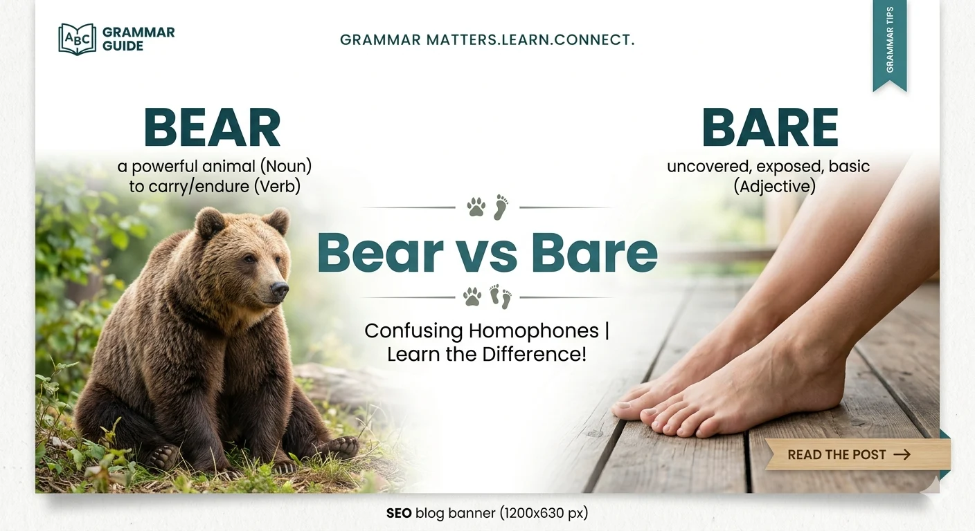 bear vs bare