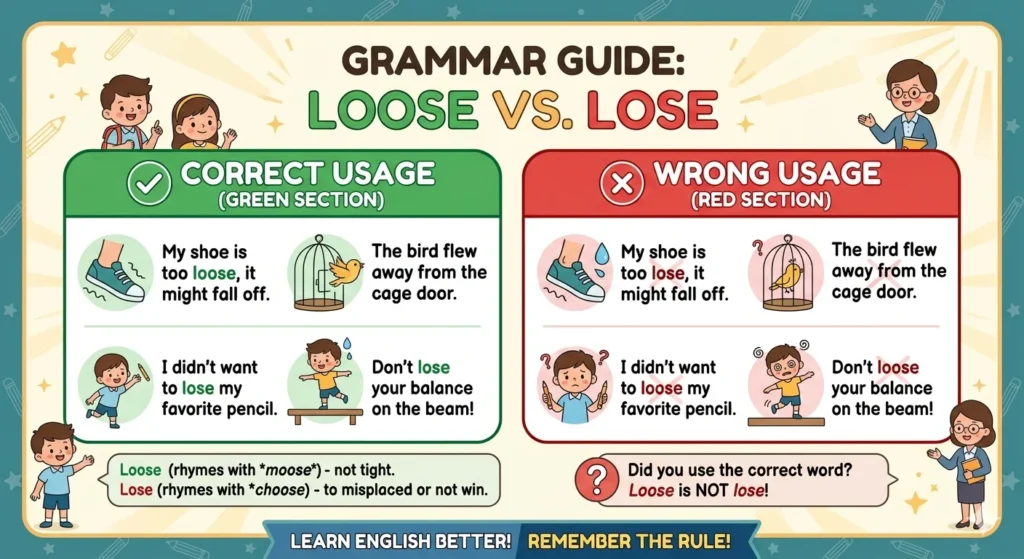 loose vs lose