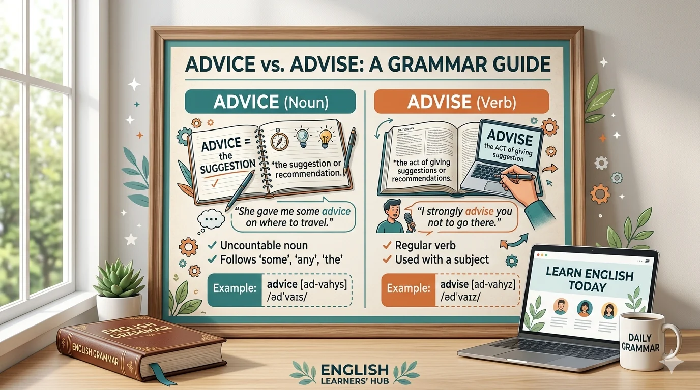 advice vs advise