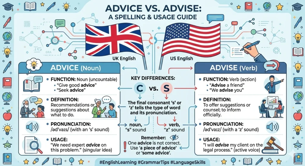 advice vs advise