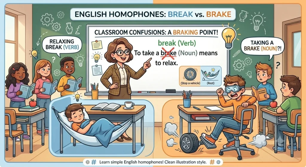 break vs brake