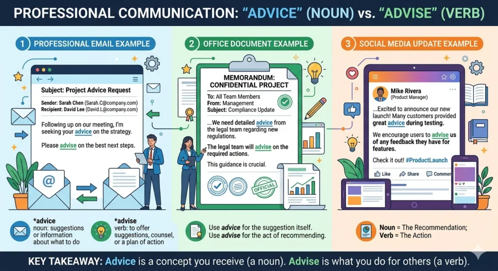 advice vs advise