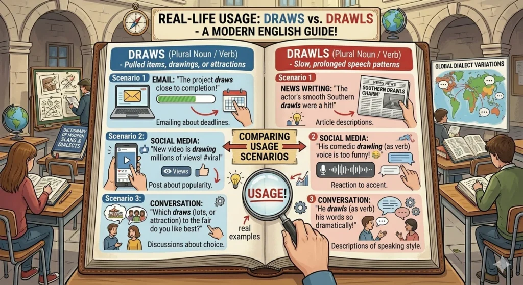 draws vs drawls