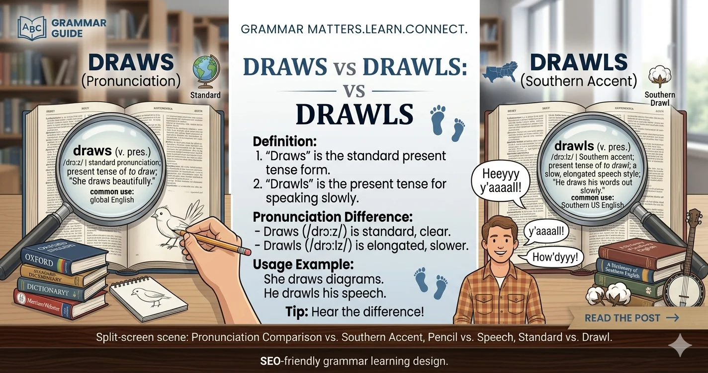 draws vs drawls