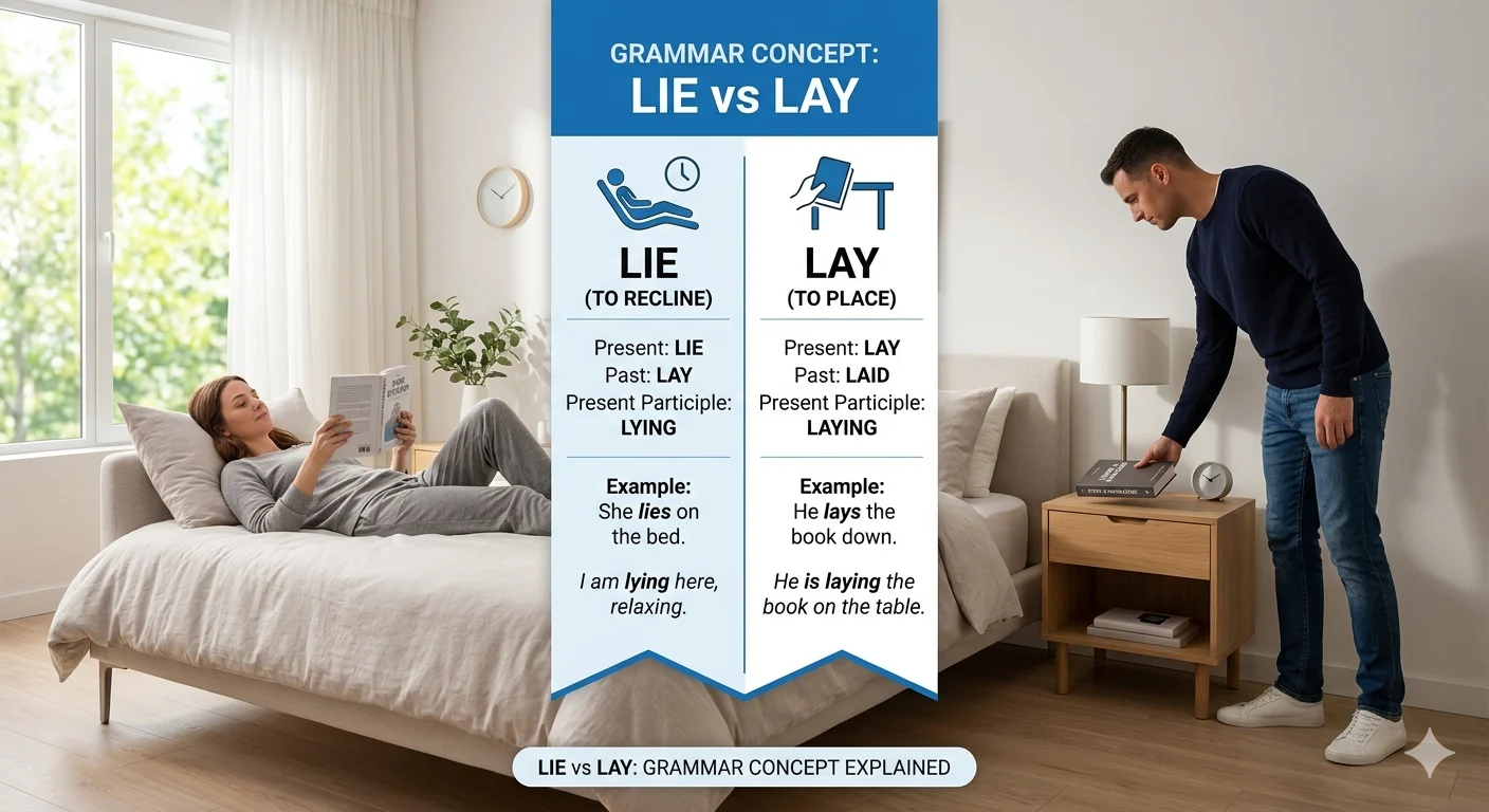 lay vs lie vs laid