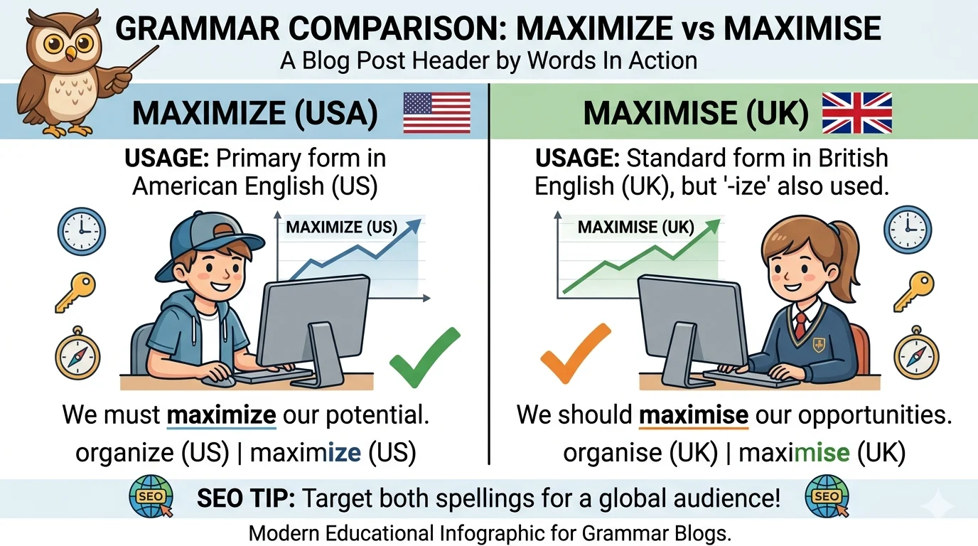 maximize vs maximise