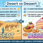 desert vs dessert