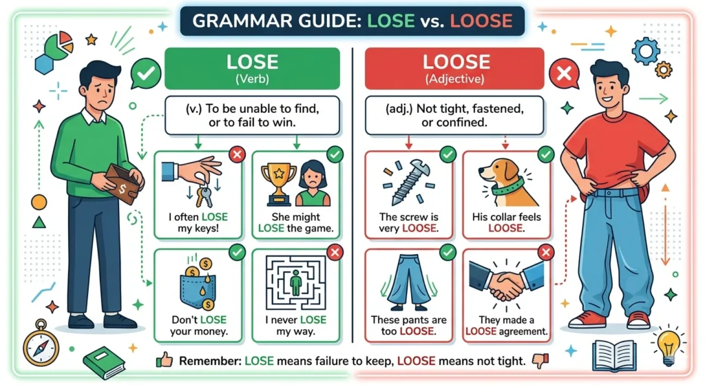 loose vs lose