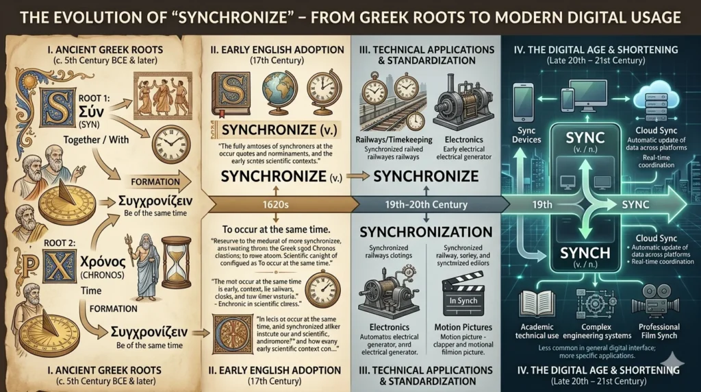 sync vs synch