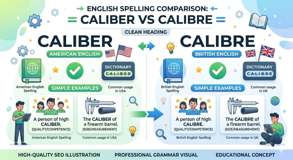 caliber vs calibre