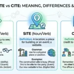 sight vs site vs cite