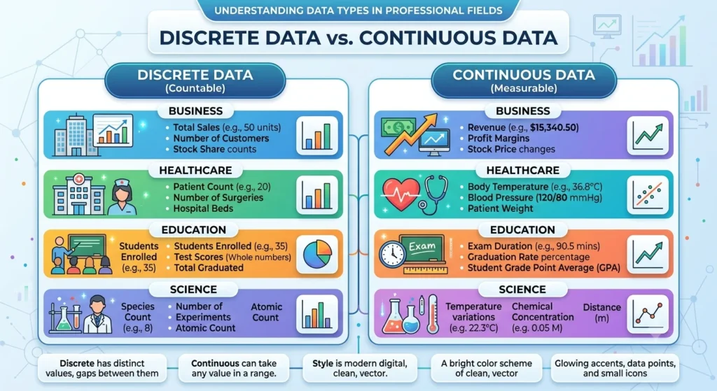 discrete vs continuous