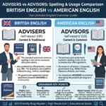 advisers vs advisors