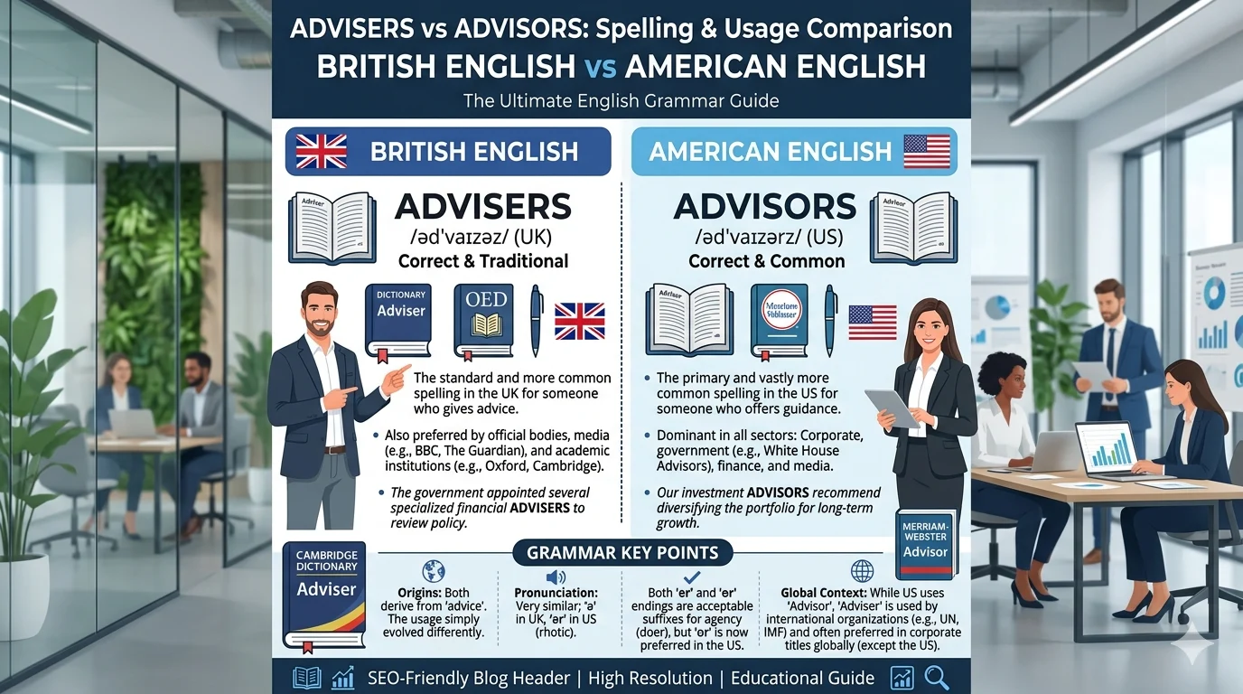 advisers vs advisors