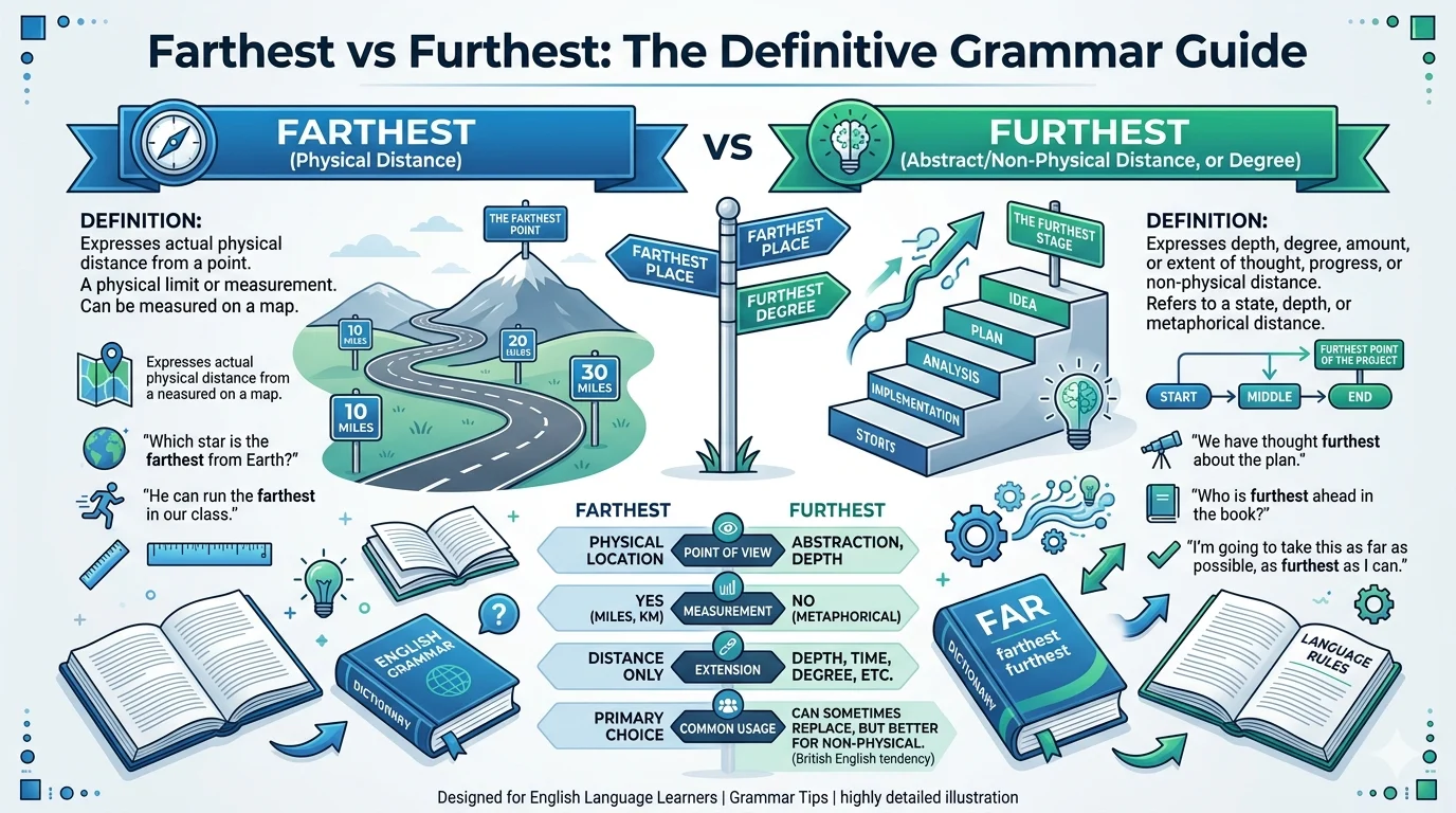 farthest vs furthest