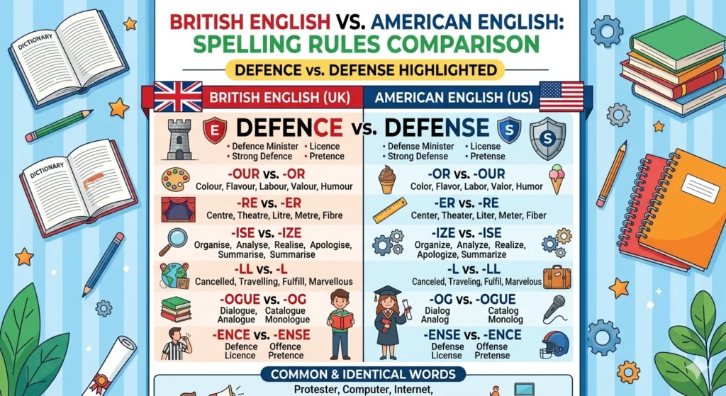 defenses vs defences