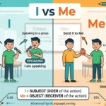 I vs me