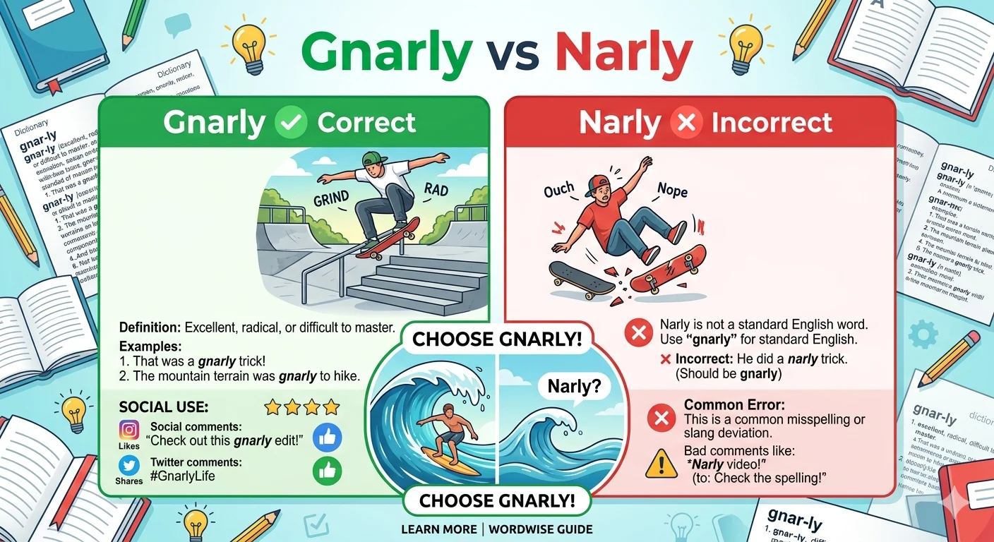 gnarly vs narly