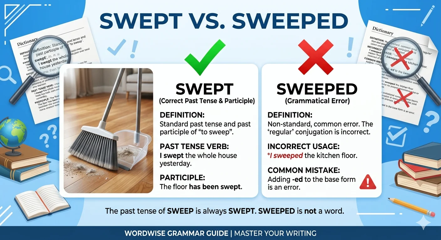 swept vs sweeped
