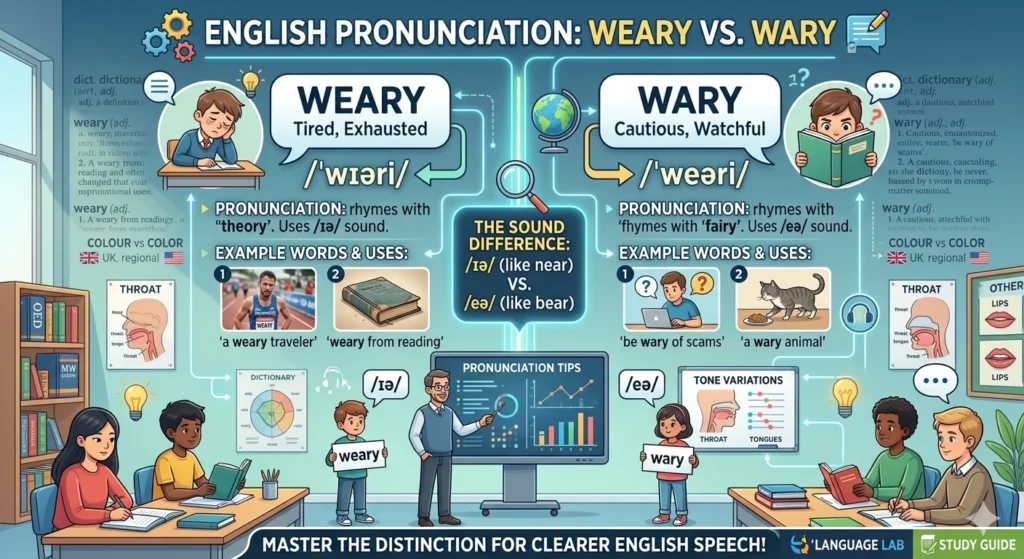 weary or wary