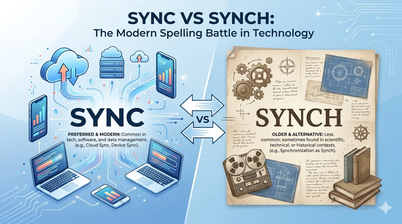 sync vs synch