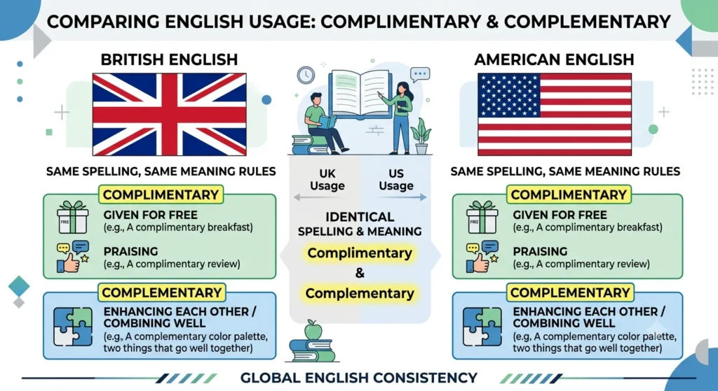 complimentary vs complementary