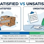 dissatisfied vs unsatisfied
