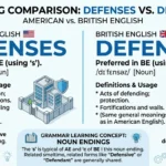 defenses vs defences