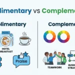 complimentary vs complementary
