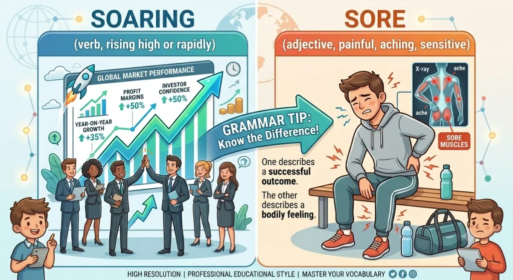 soar vs sore