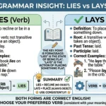 lies vs lays