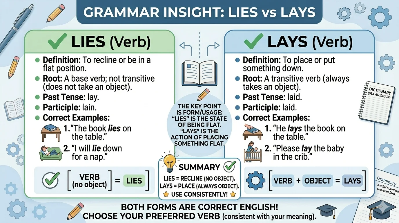 lies vs lays